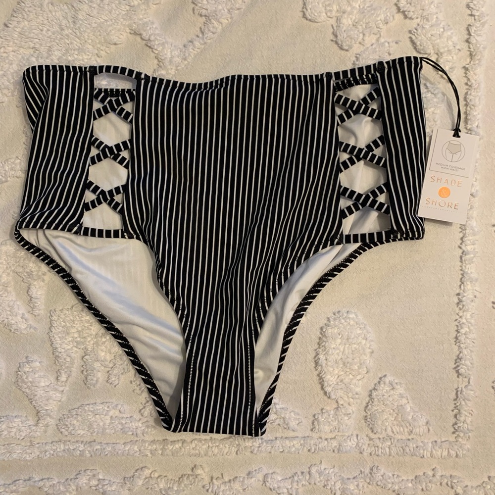 Hi waist bikini bottoms NWT